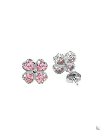 Rosa Cuore Ohrringe