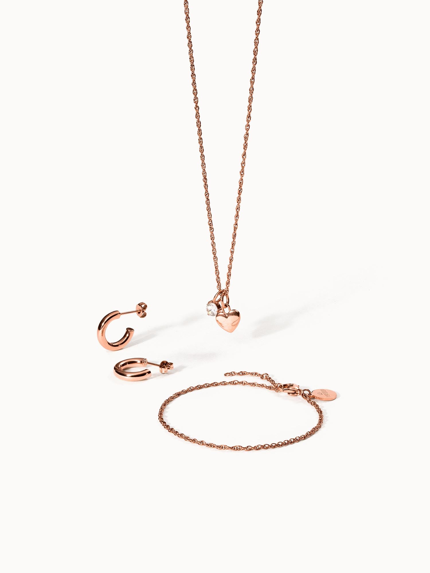 Roségold Damen Schmuck Set Gold Seine Schmuck-Set PURELEI