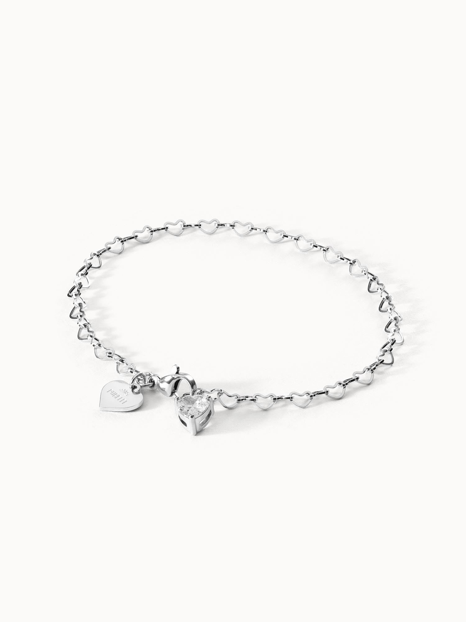 Bracelet argent 925 d'amour avec perle Forever Love