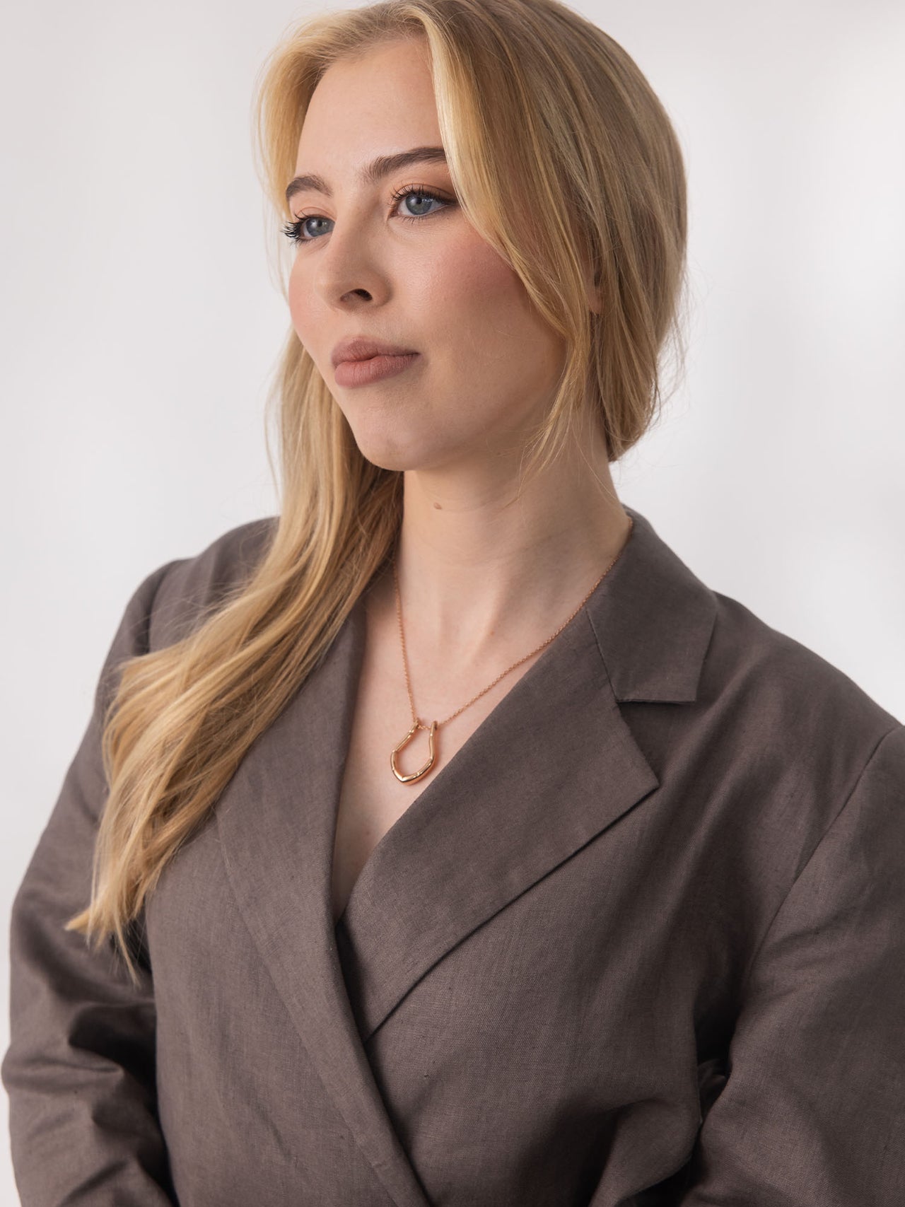 Ring-Halter Tropfen Kette