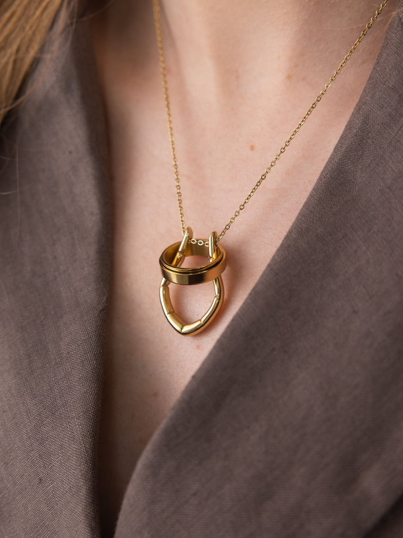 Ring Holder Drop Necklace