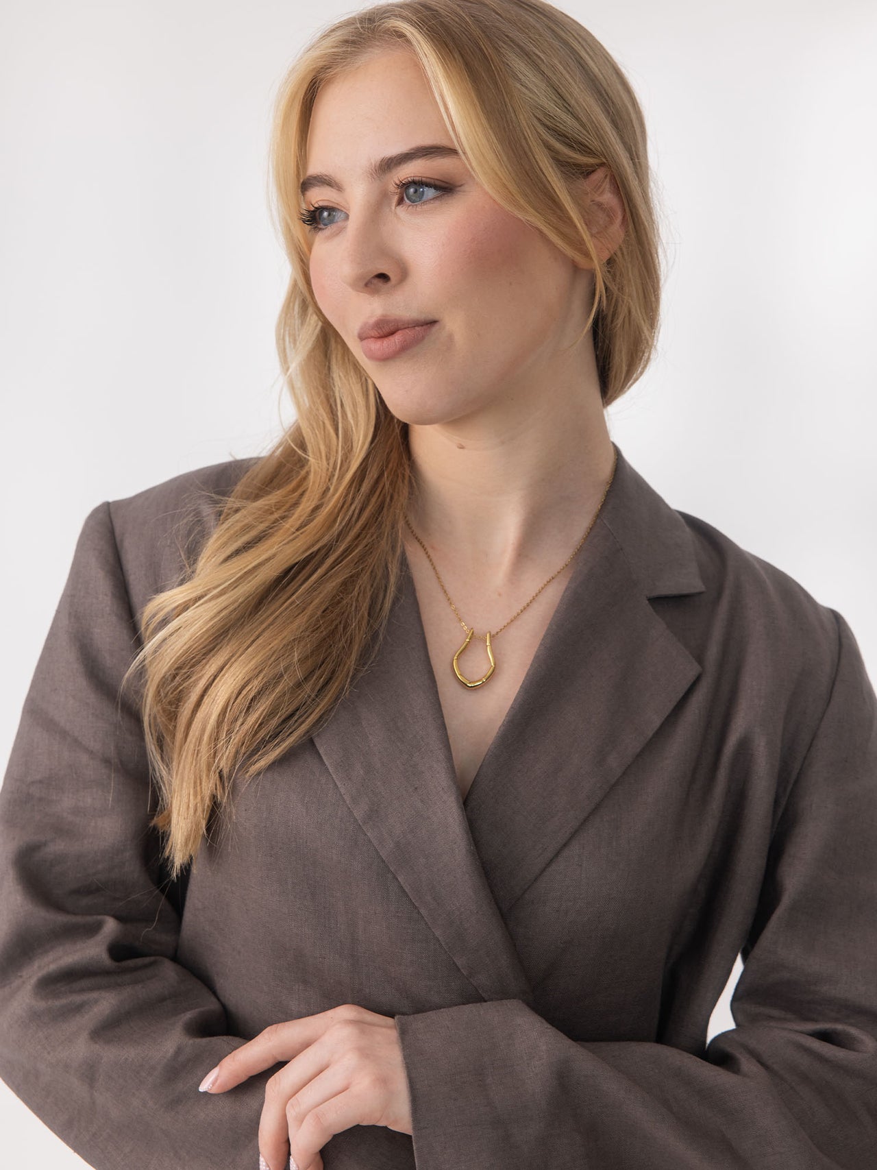 Ring-Halter Tropfen Kette