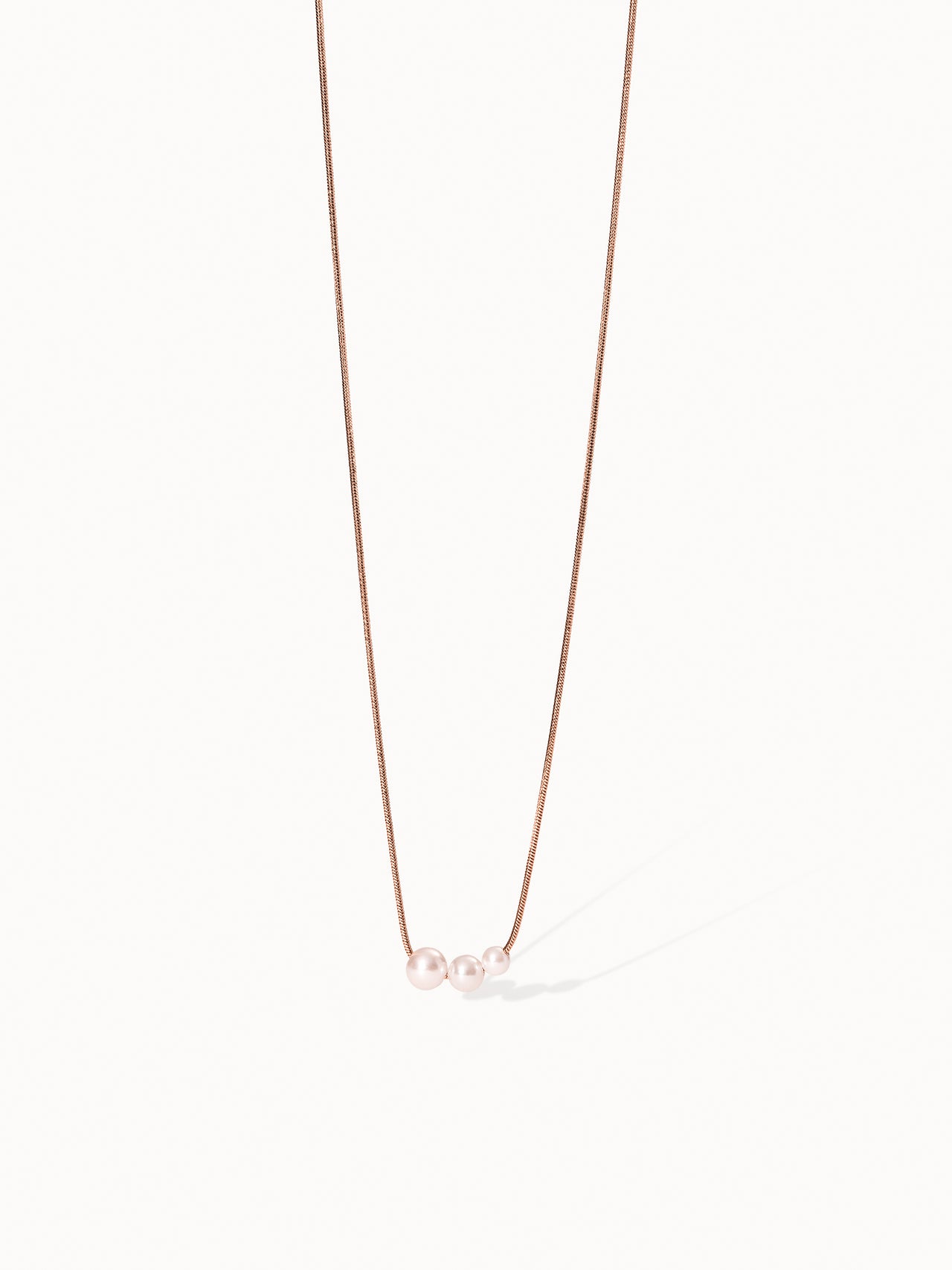 PURELEI Create Memories Kette in Roségold mit zarten Perlen, elegant und zeitlos, feminin und hochwertig.