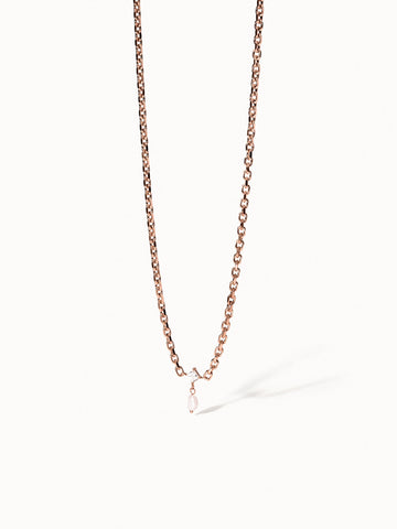 Create Moments Kette von PURELEI in Roségold mit zartem Anhänger, elegant und zeitlos, nickelfrei und wasserfest.