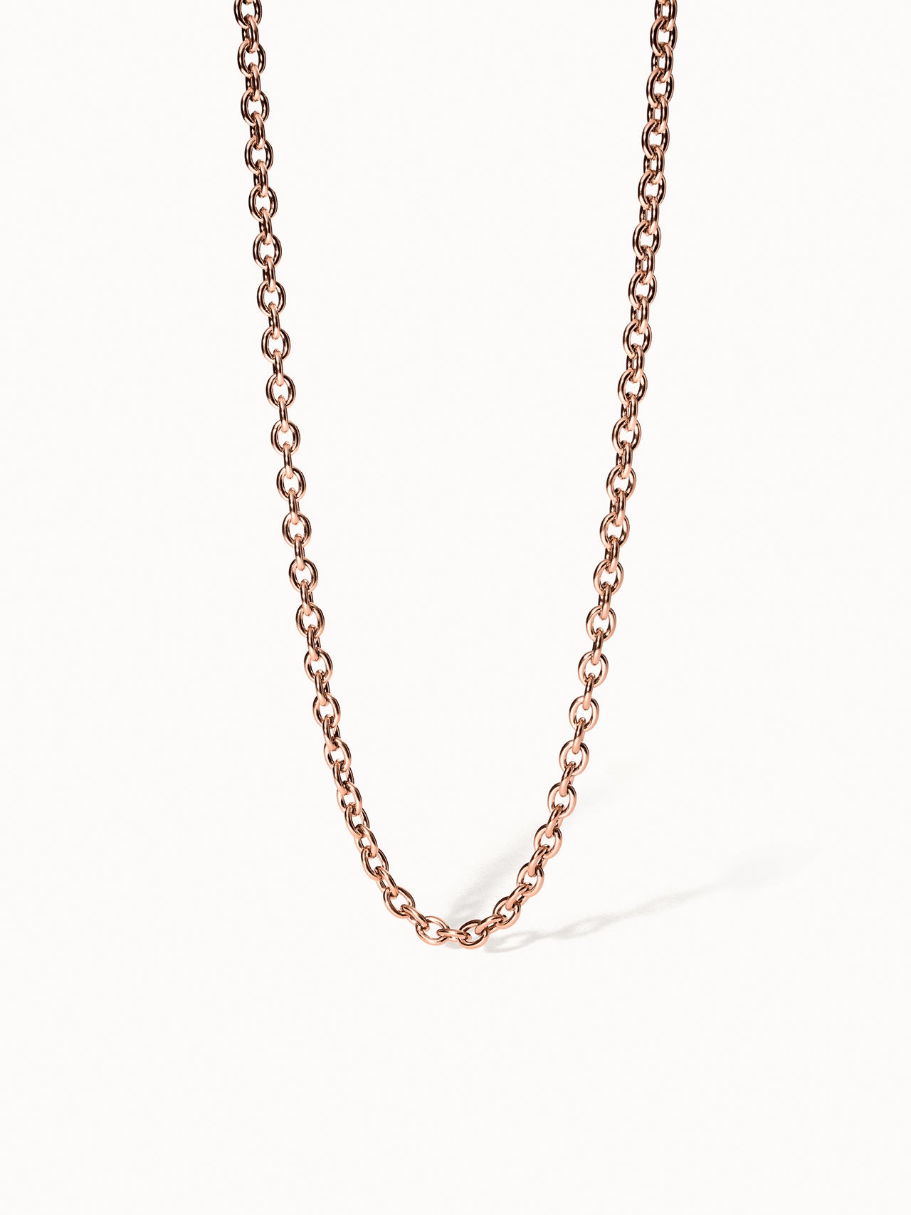 PURELEI Share Aloha Kette aus roségoldener, nickelfreier Gliederkette, elegant und zeitlos gestaltet.