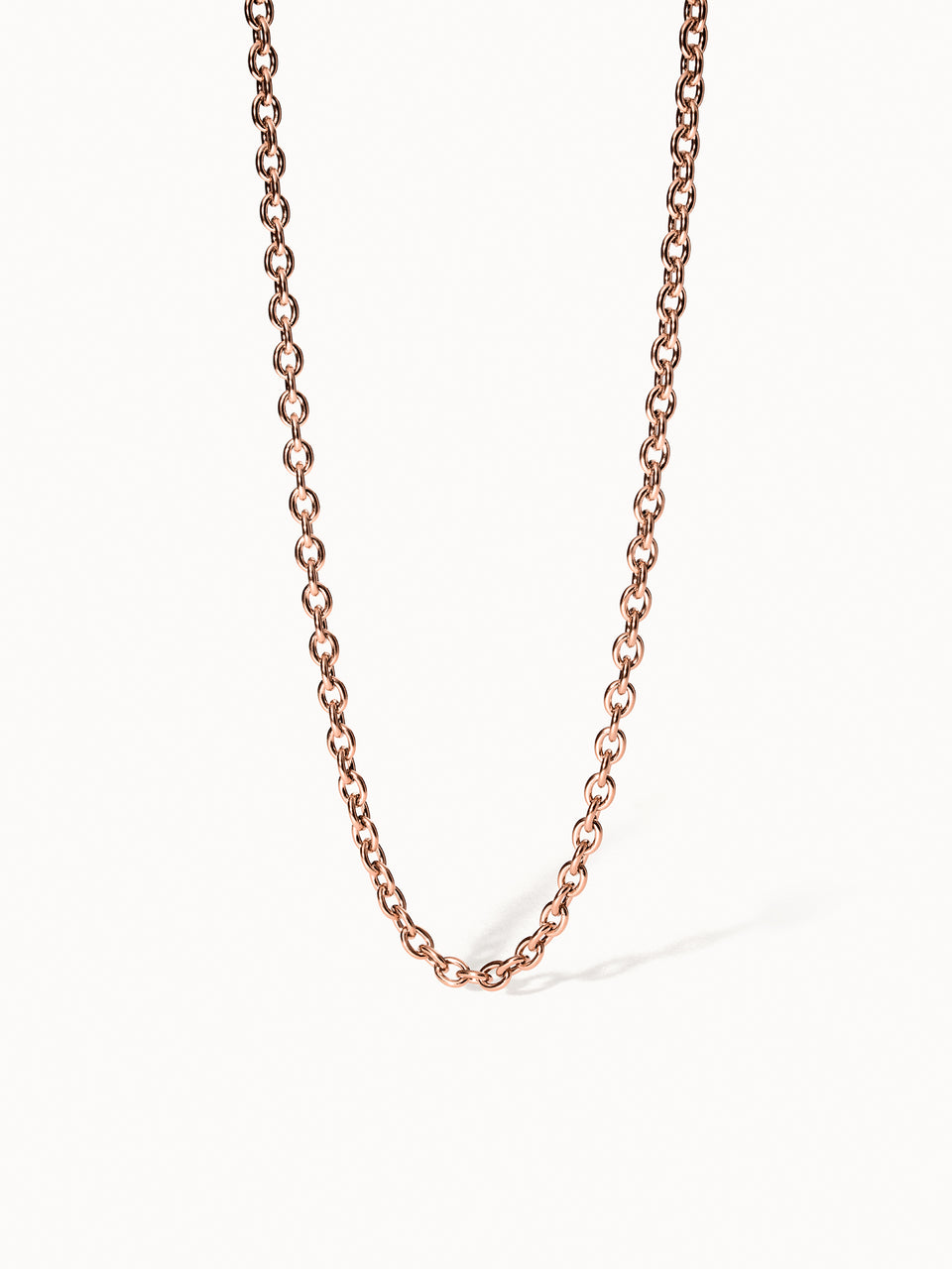 PURELEI Share Aloha Kette aus roségoldener, nickelfreier Gliederkette, elegant und zeitlos gestaltet.