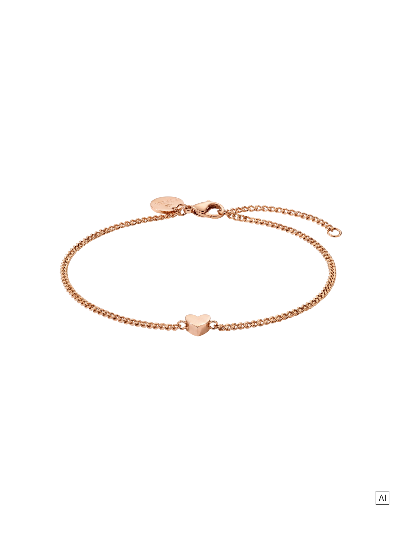 Tiny Heart Anklet