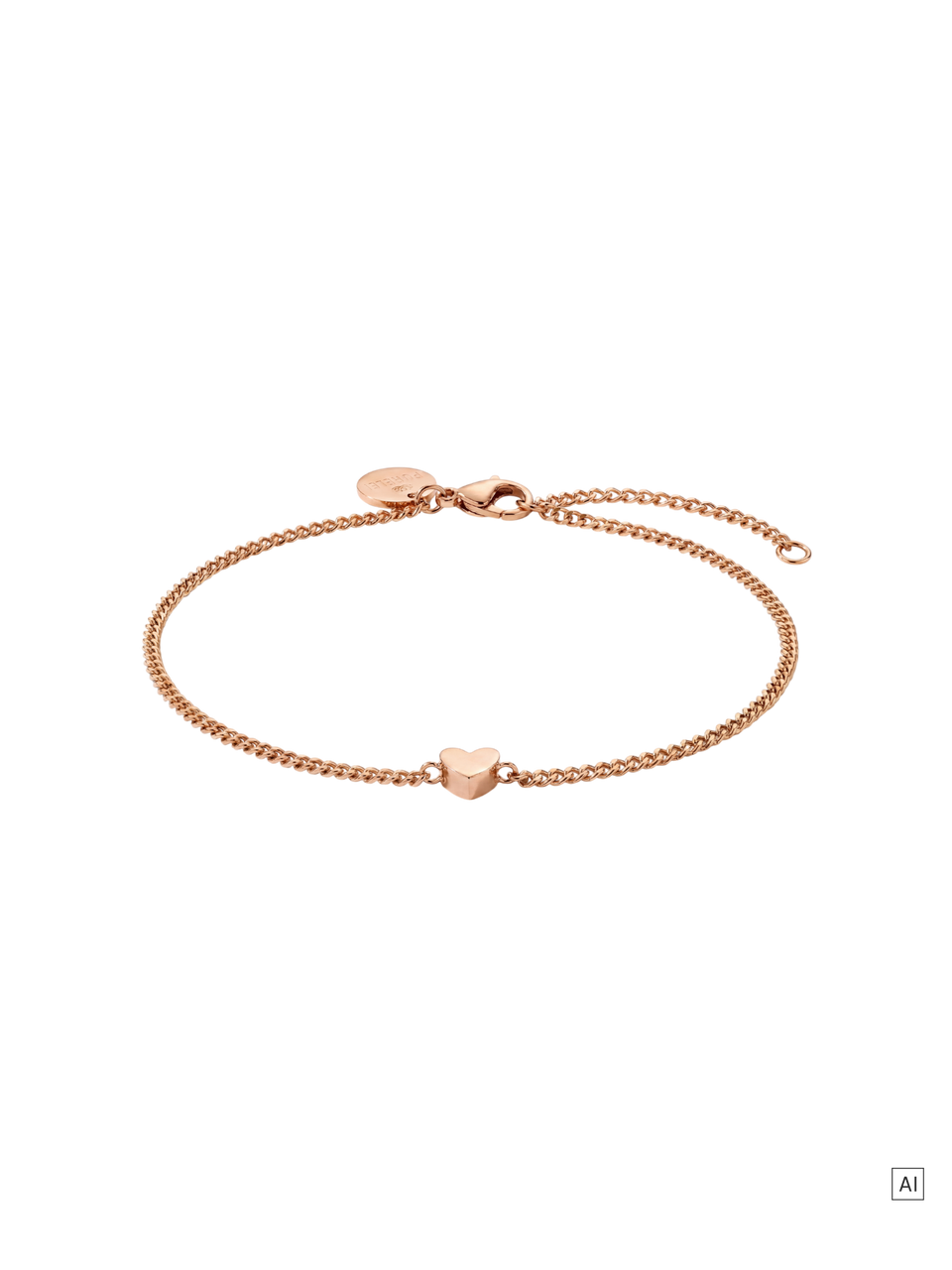 Tiny Heart Anklet