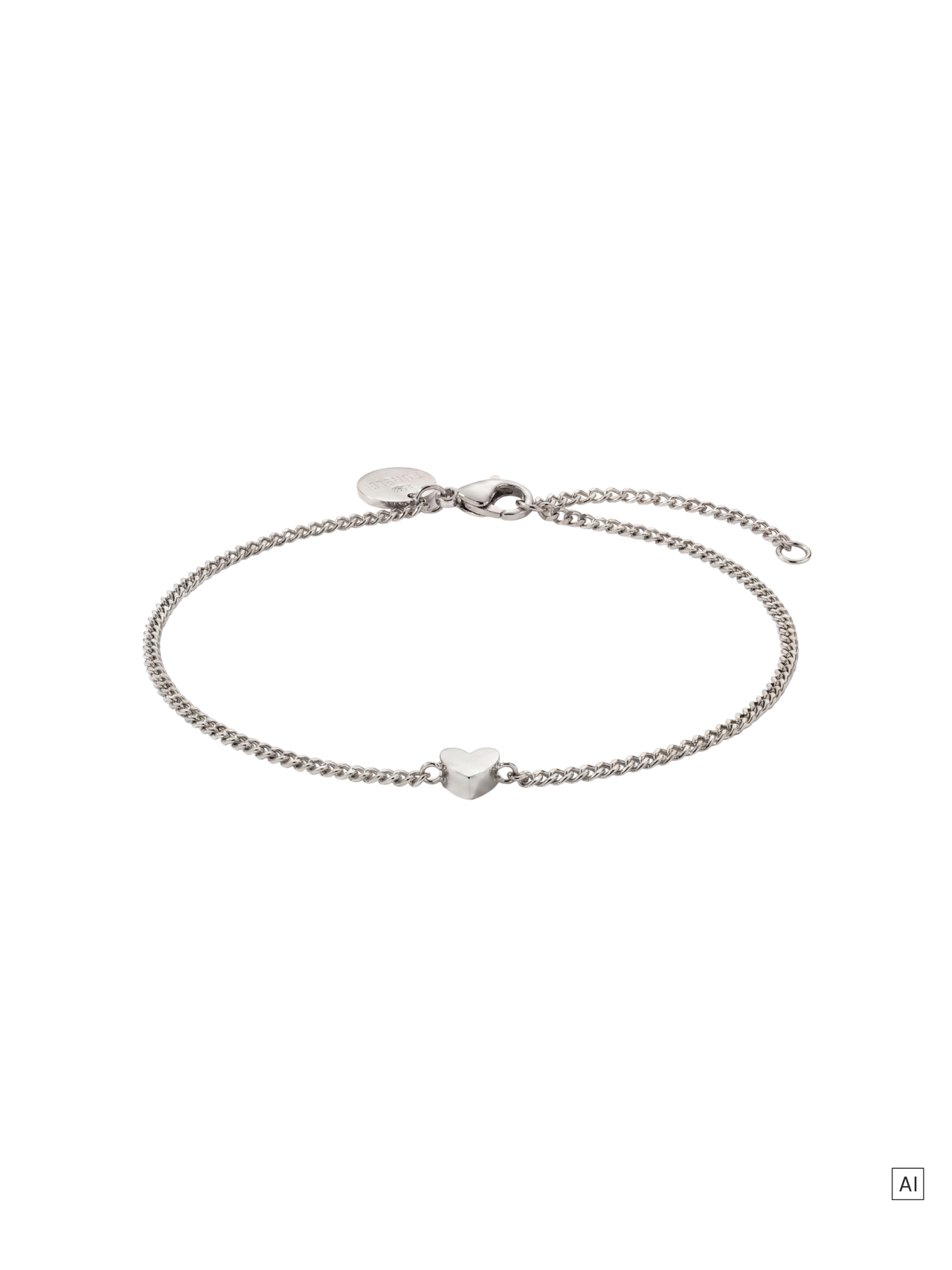 Tiny Heart Anklet