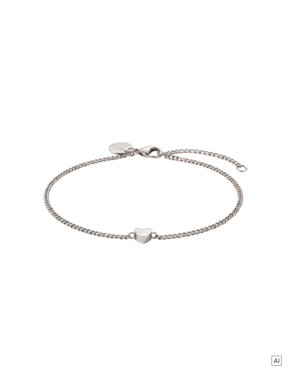 Tiny Heart Anklet