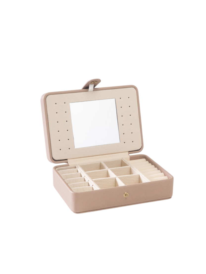 Schmuck Reiseetui Taupe