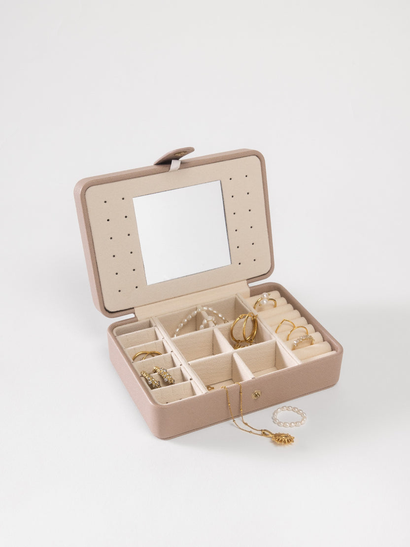 Schmuck Reiseetui Taupe