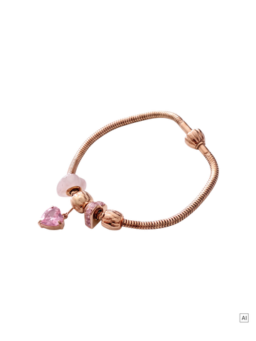 LEI Armband Pink Hearts Set