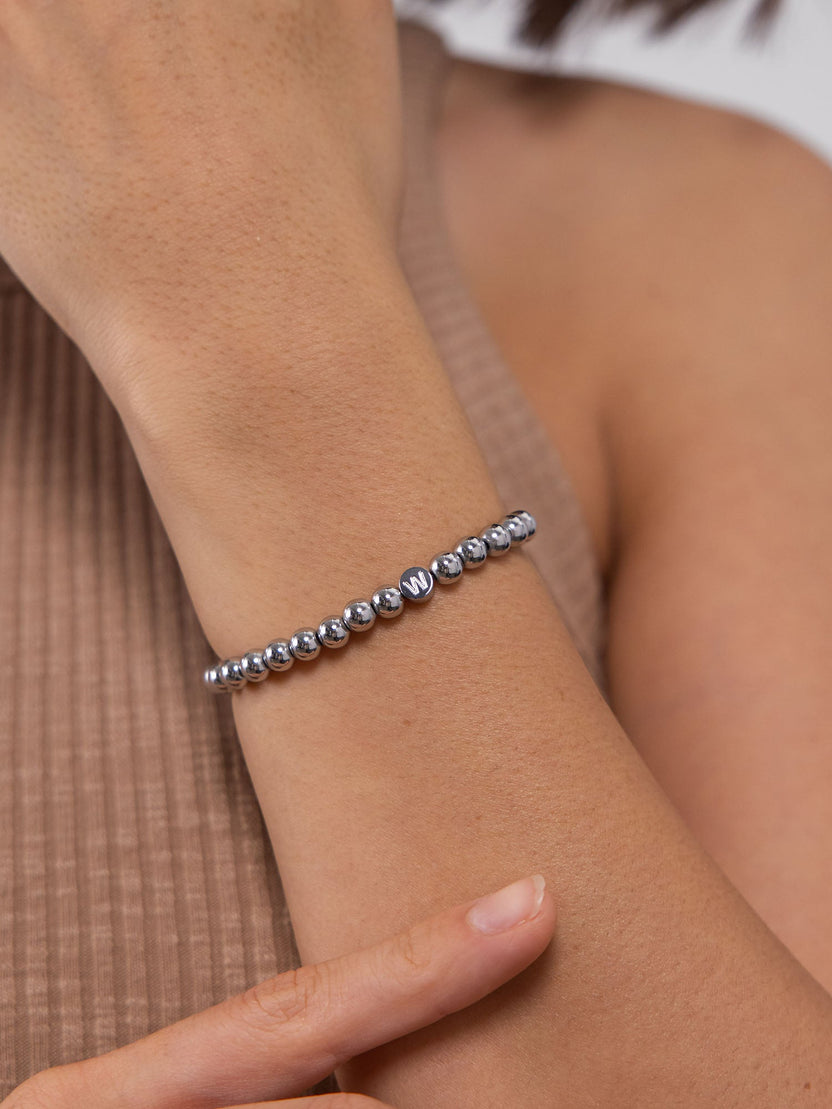 Letter W Armband