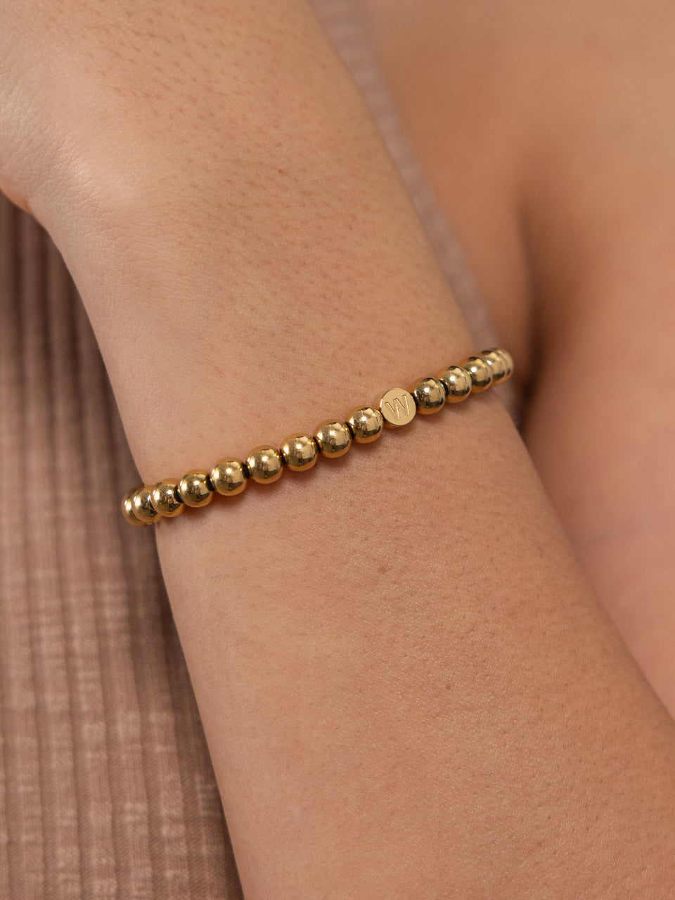 Letter W Armband