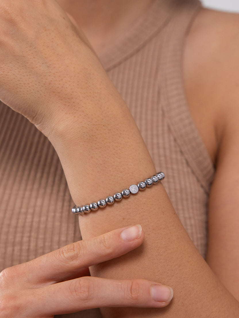 Letter K Armband