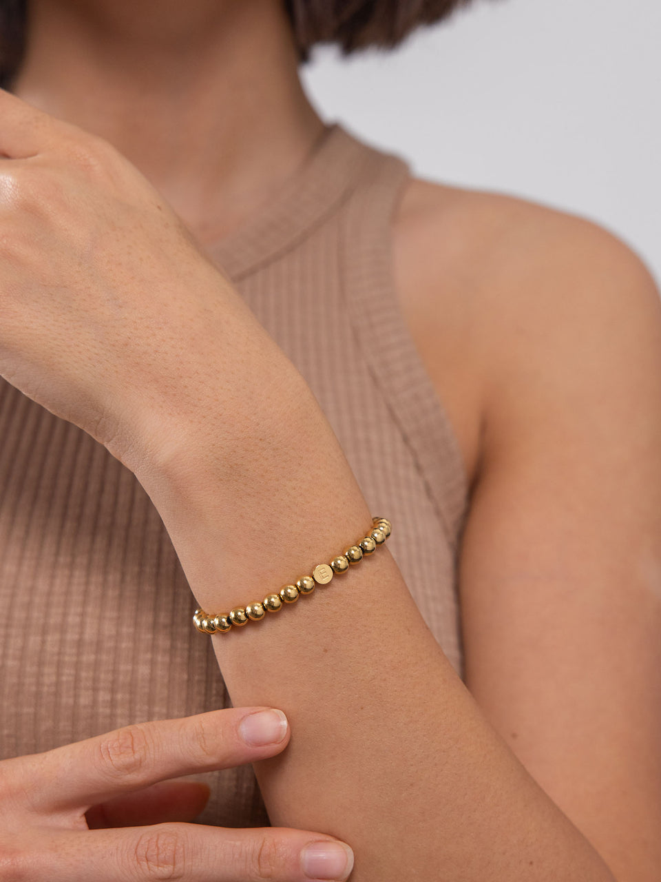 Letter E Armband