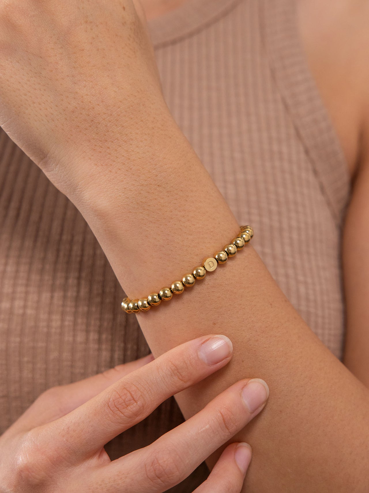 Letter D Armband