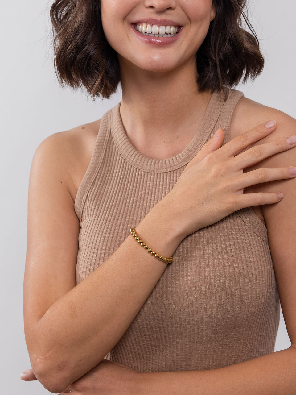 Letter U Armband