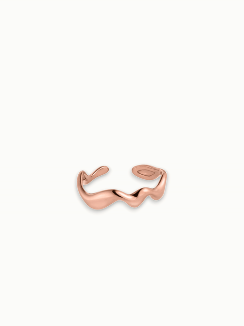 Abstrakt Wave Adjustable Ring