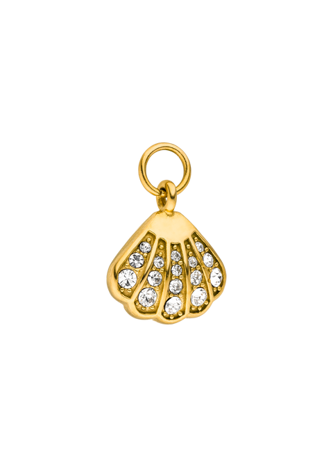 Glitter Shell Charm