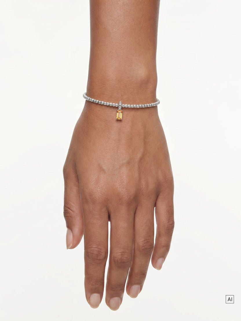 LEI Geburtsstein Charm November Citrin