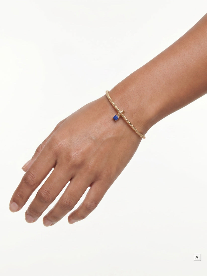 LEI Geburtsstein Charm September Lapislazuli