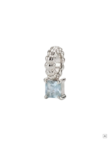 LEI Geburtsstein Charm März Aquamarin