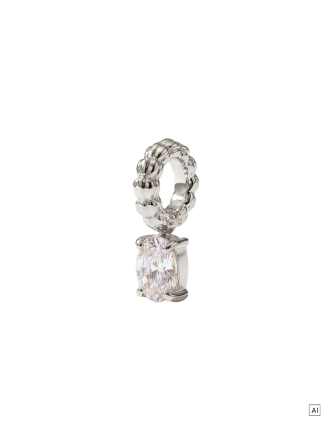 LEI Geburtsstein Charm April Bergkristall