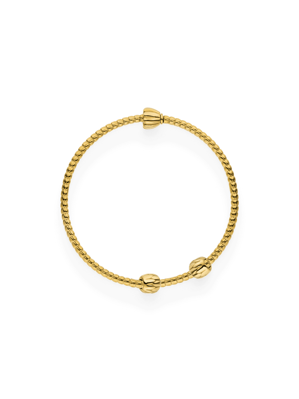 Lei Charm Armreif mit zwei Stopper-Charms