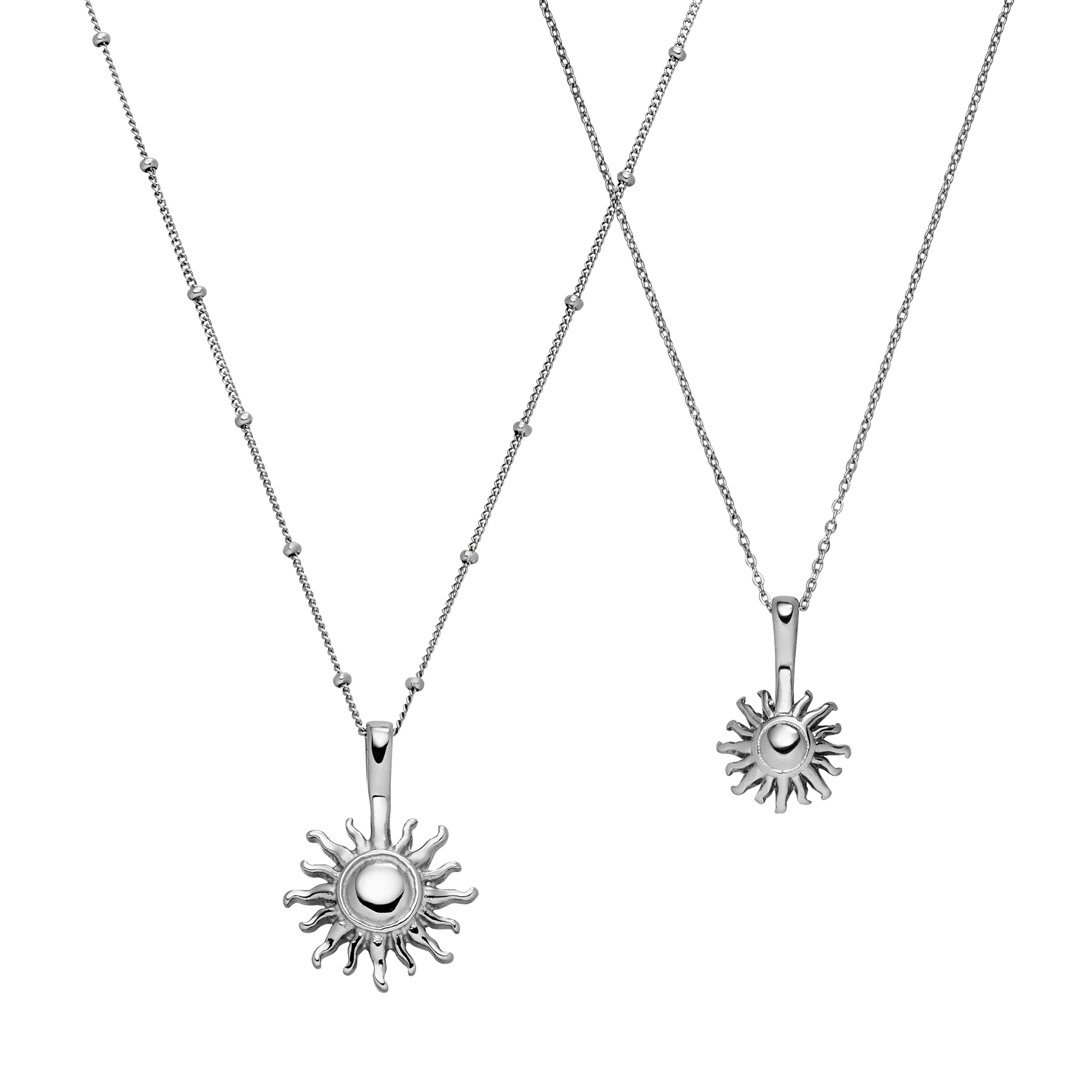Sun Mother Daughter Necklace Set PURELEI sun-mother-daughter-necklace-set-purelei