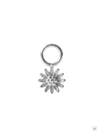 Pfingstrose Ohrring-Charm 
- Geburtsblume November