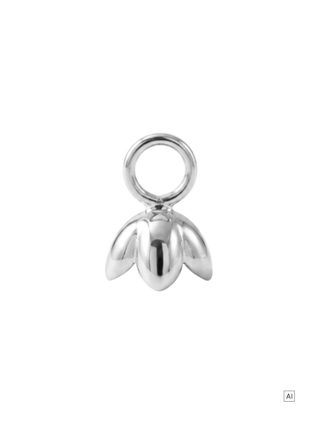 Schneeglöckchen Ohrring-Charm 
- Geburtsblume Januar