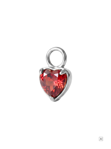 Charm para pendientes Red Heart