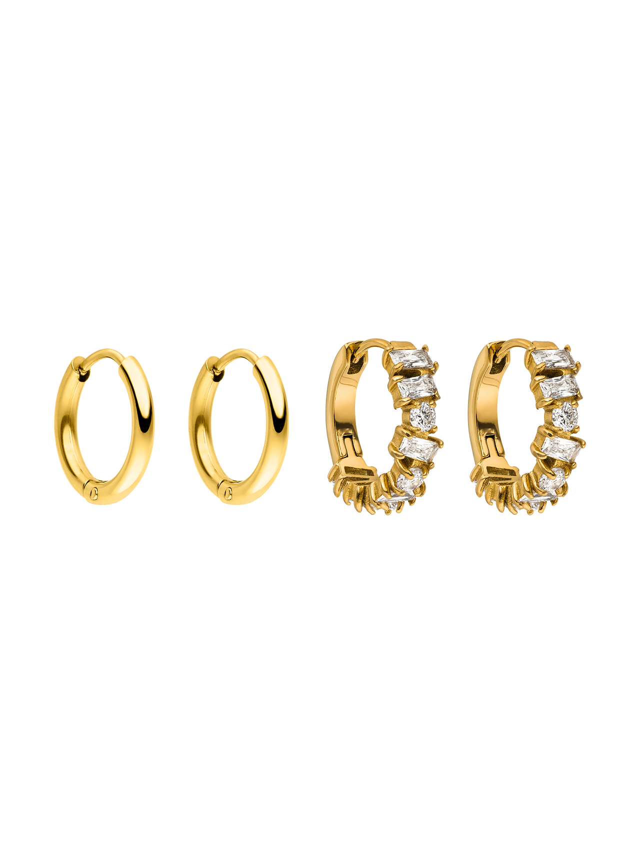 Statement Glitter Ohrring Set