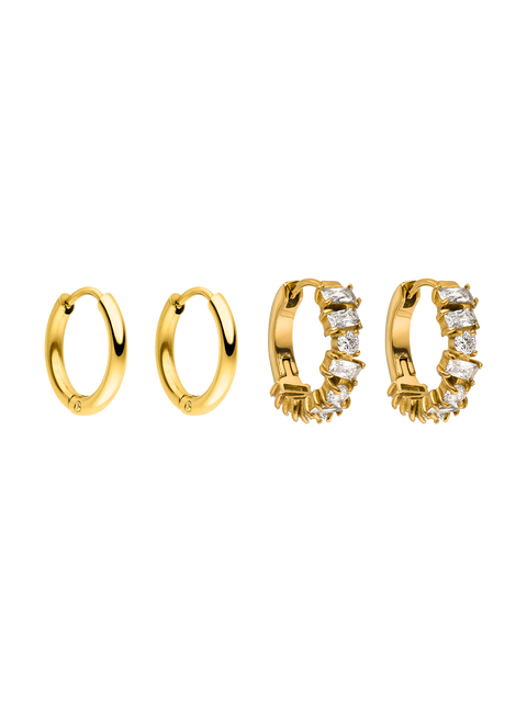 Statement Glitter Ohrring Set