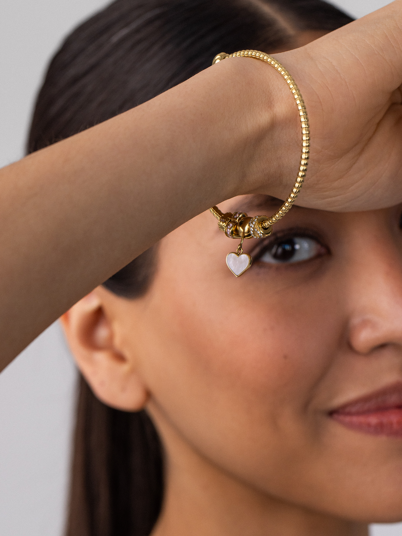 LEI Sparkling Heart Charm