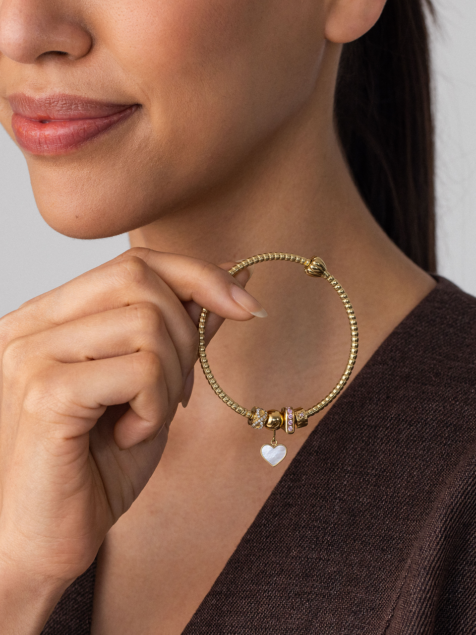 LEI Sparkling Heart Charm