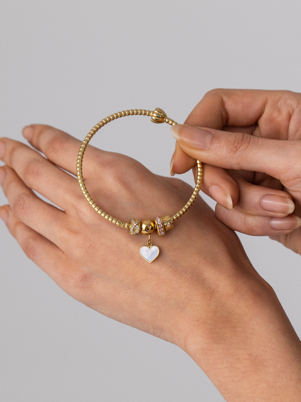 LEI Sparkling Heart Charm