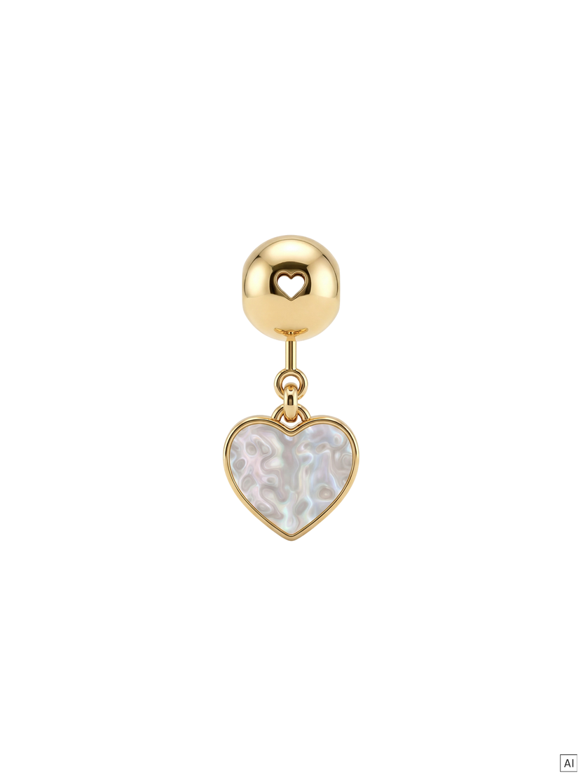 LEI Ocean Heart Charm