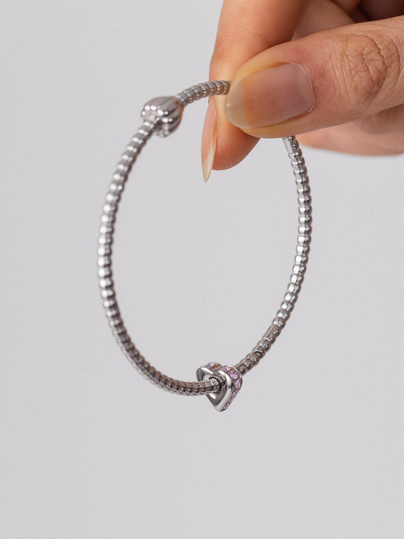 LEI Sparkling Heart Charm