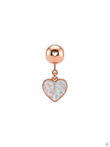 LEI Ocean Heart Charm