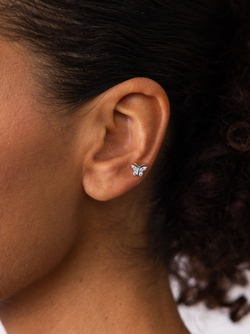 Glitter Butterfly Piercing