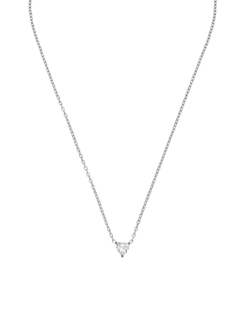 White Heart Kette
