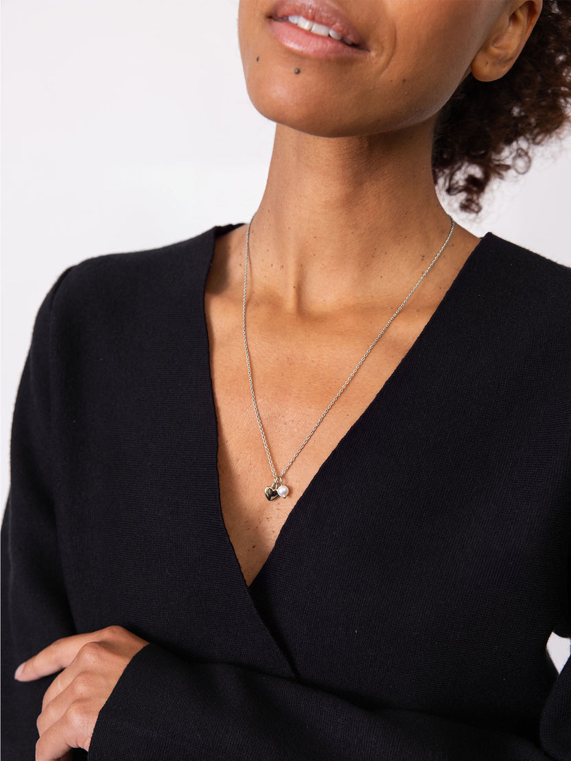 Collar Heart Pearl