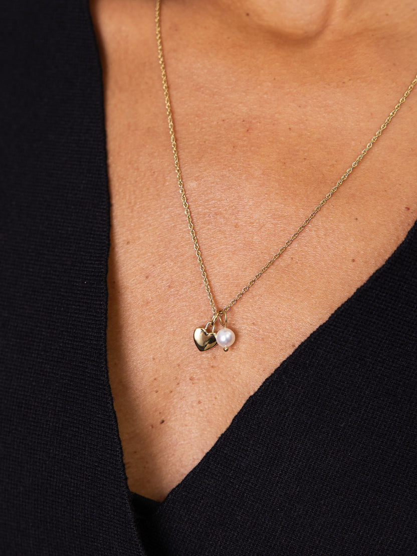 Heart Pearl Kette