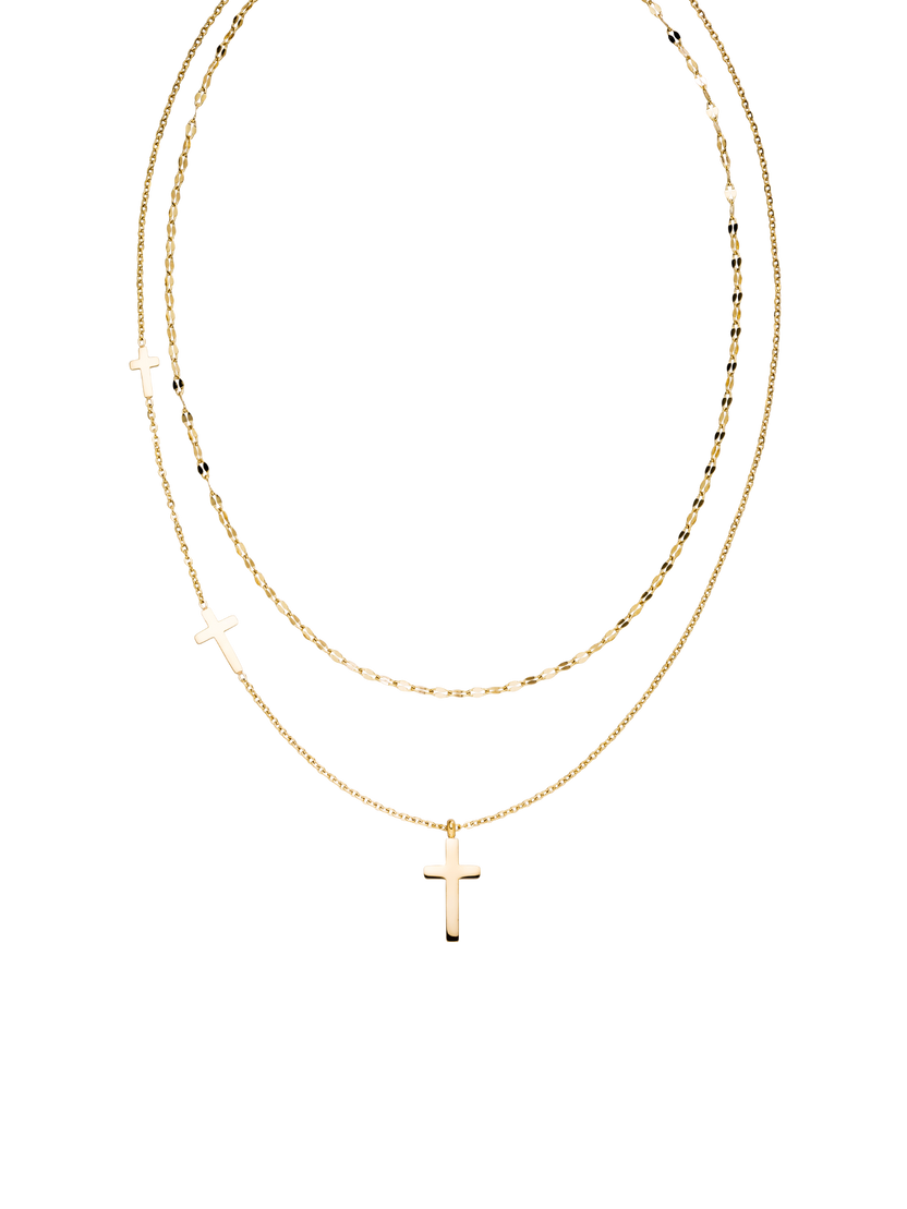 Two Layers Cross Kette