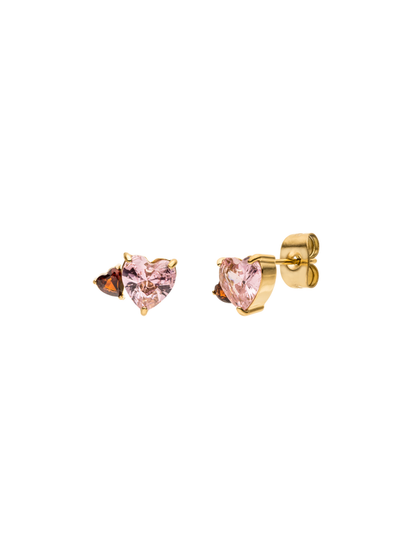 Pendientes Double Heart