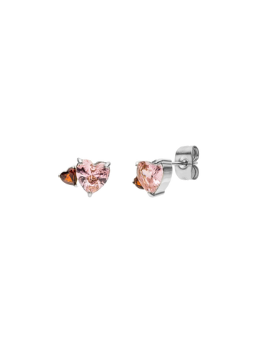 Pendientes Double Heart