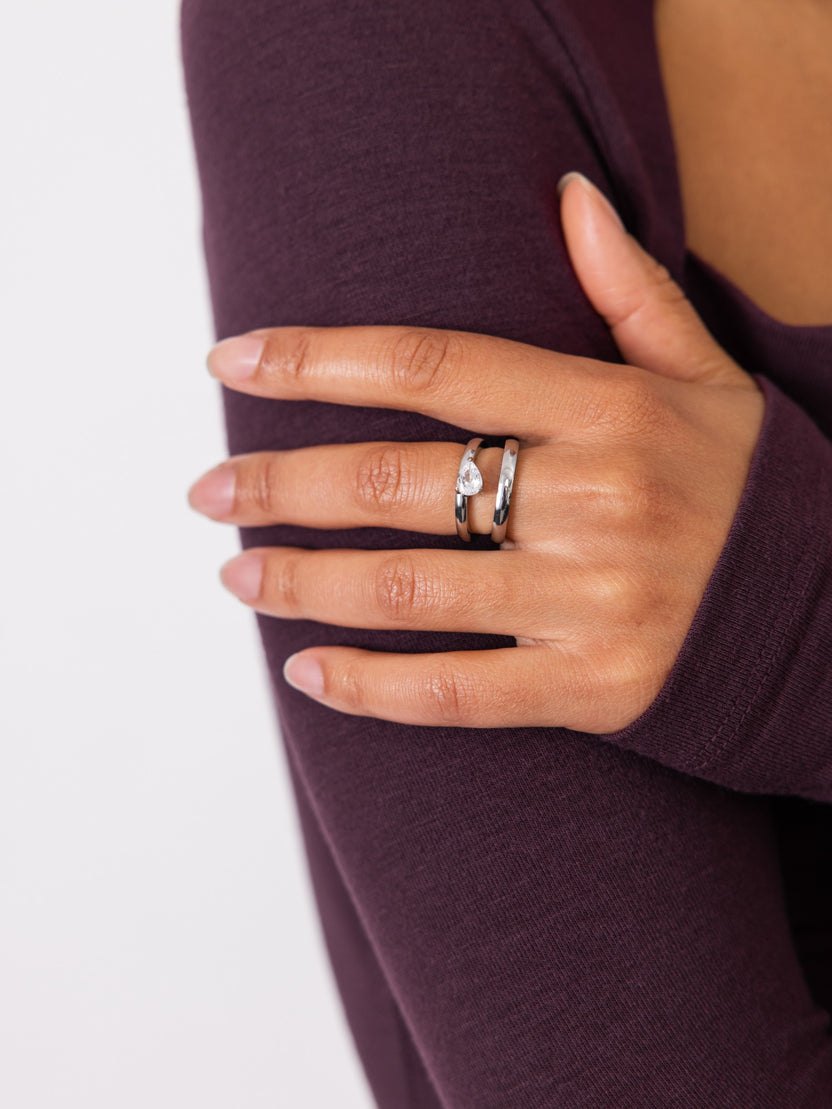 Set de anillos Basic Glitter